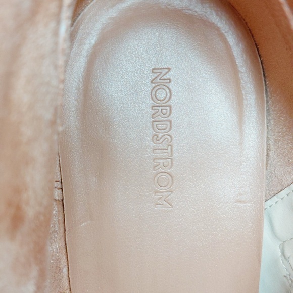 Nordstrom Arazio Kitten Heel White Cream Leather Ankle Booties Size 9 - Picture 11 of 13